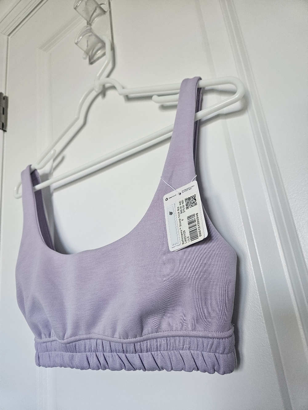NWT Softstreme Scoop-Neck Bra B/C  Cup Lilac Ether Sz 6